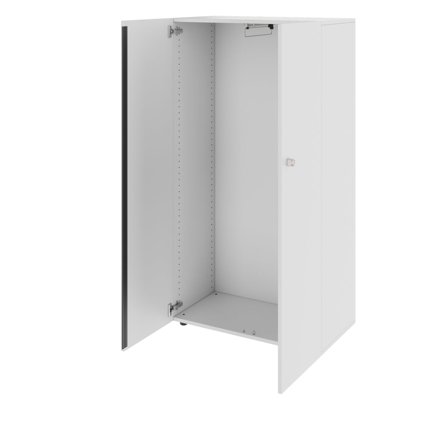 PRO Gabinetto di Cloakroom | 4 OH, 800 - 1000 x 1510 mm, morbido, grigio