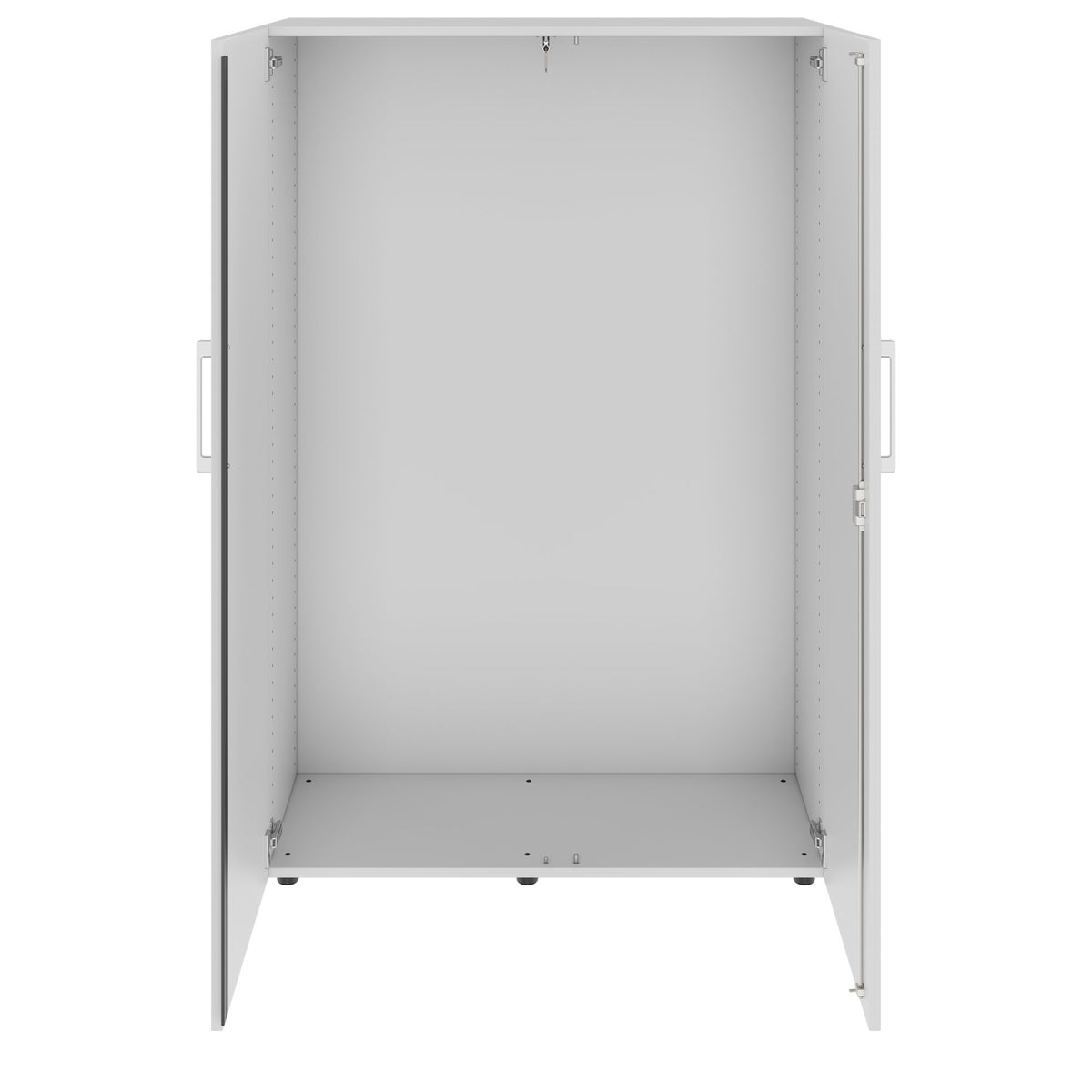 PRO Garderobenschrank | 4 OH, 800 - 1000 x 1510 mm, Soft-Close, Grau - 3 Lightbox Main Image