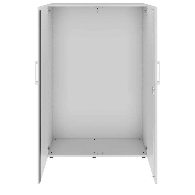 PRO Garderobenschrank | 4 OH, 800 - 1000 x 1510 mm, Soft-Close, Grau - 3 Main Image