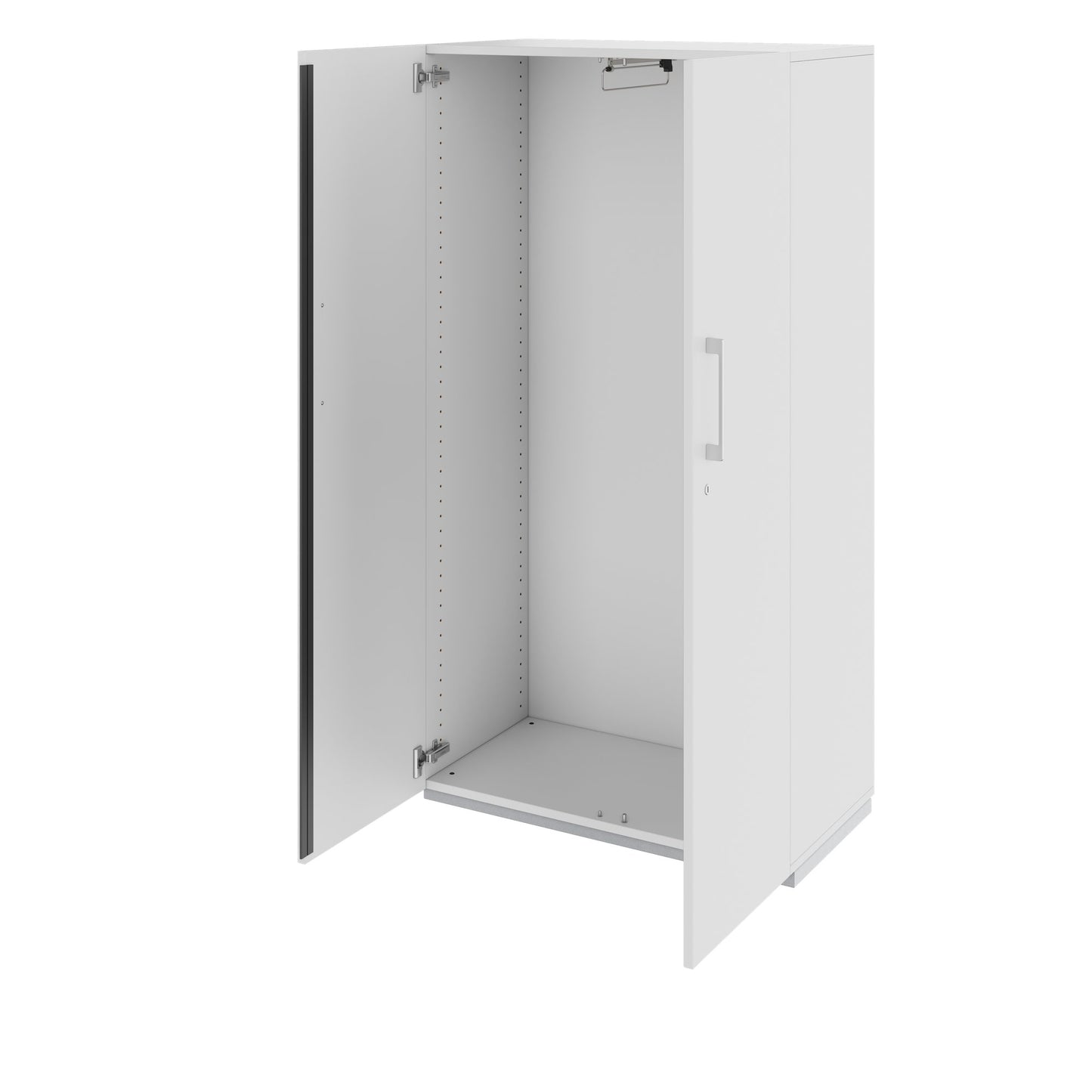 PRO Gabinetto di Cloakroom | 4 OH, 800 - 1000 x 1510 mm, morbido, grigio