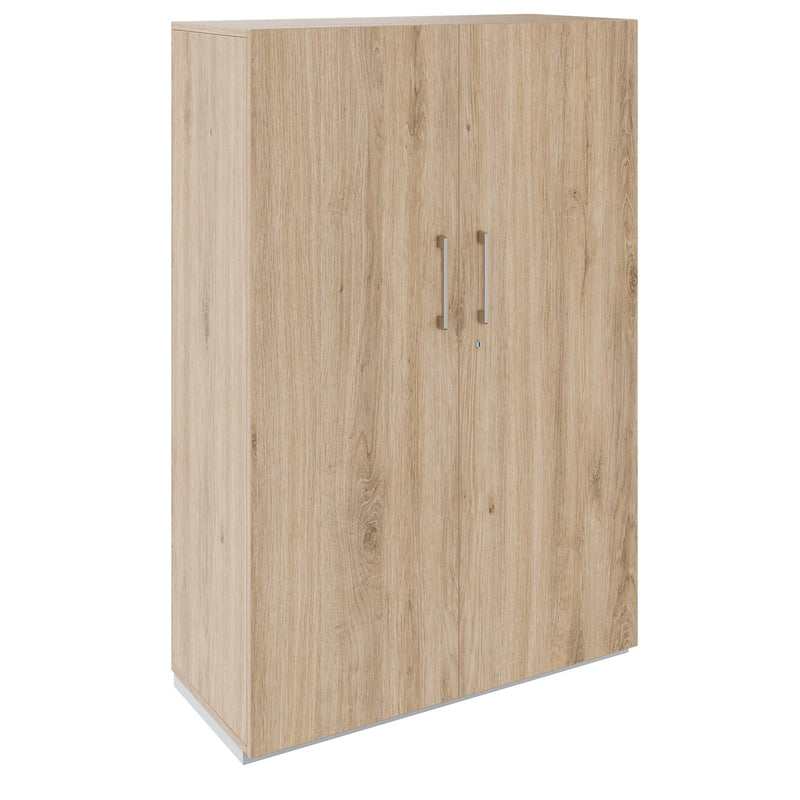 PRO Armoire vestiaire | 4 OH, 800 - 1000 x 1510 mm, fermeture douce, chêne nature  - 1 Main Image