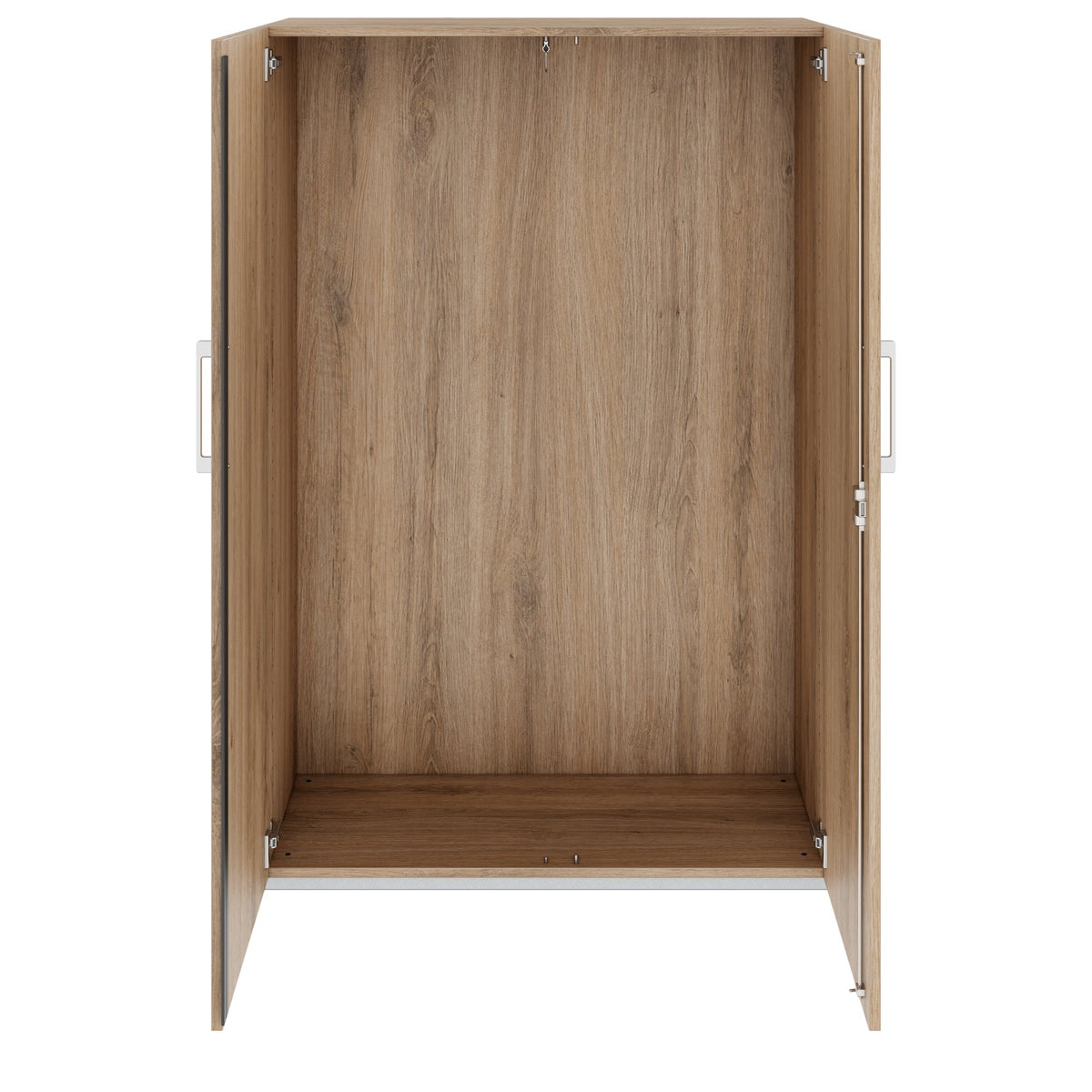 PRO Armoire vestiaire | 4 OH, 800 - 1000 x 1510 mm, fermeture douce, chêne nature  - 3 Lightbox Main Image