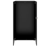 PRO Gabinetto di Cloakroom | 4 OH, 800 - 1000 x 1510 mm, morbido, nero