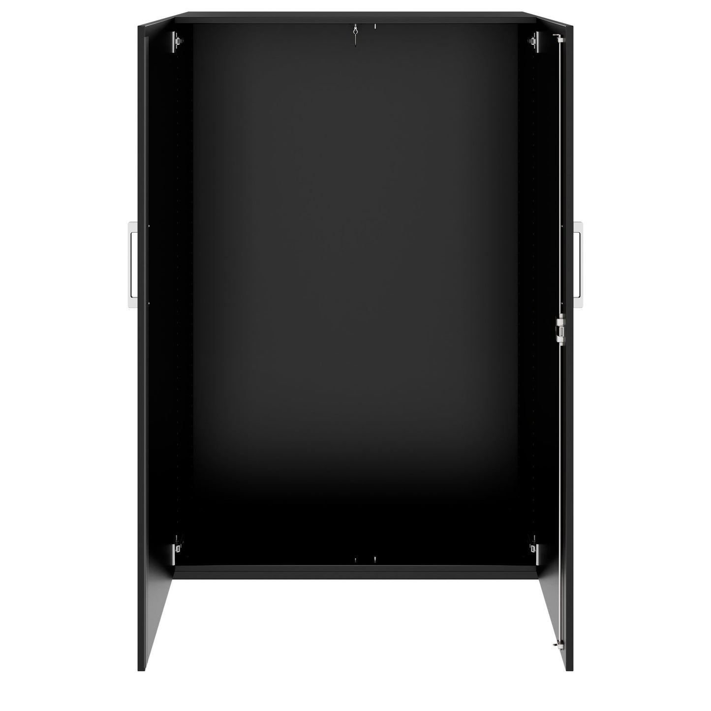 PRO Gabinetto di Cloakroom | 4 OH, 800 - 1000 x 1510 mm, morbido, nero