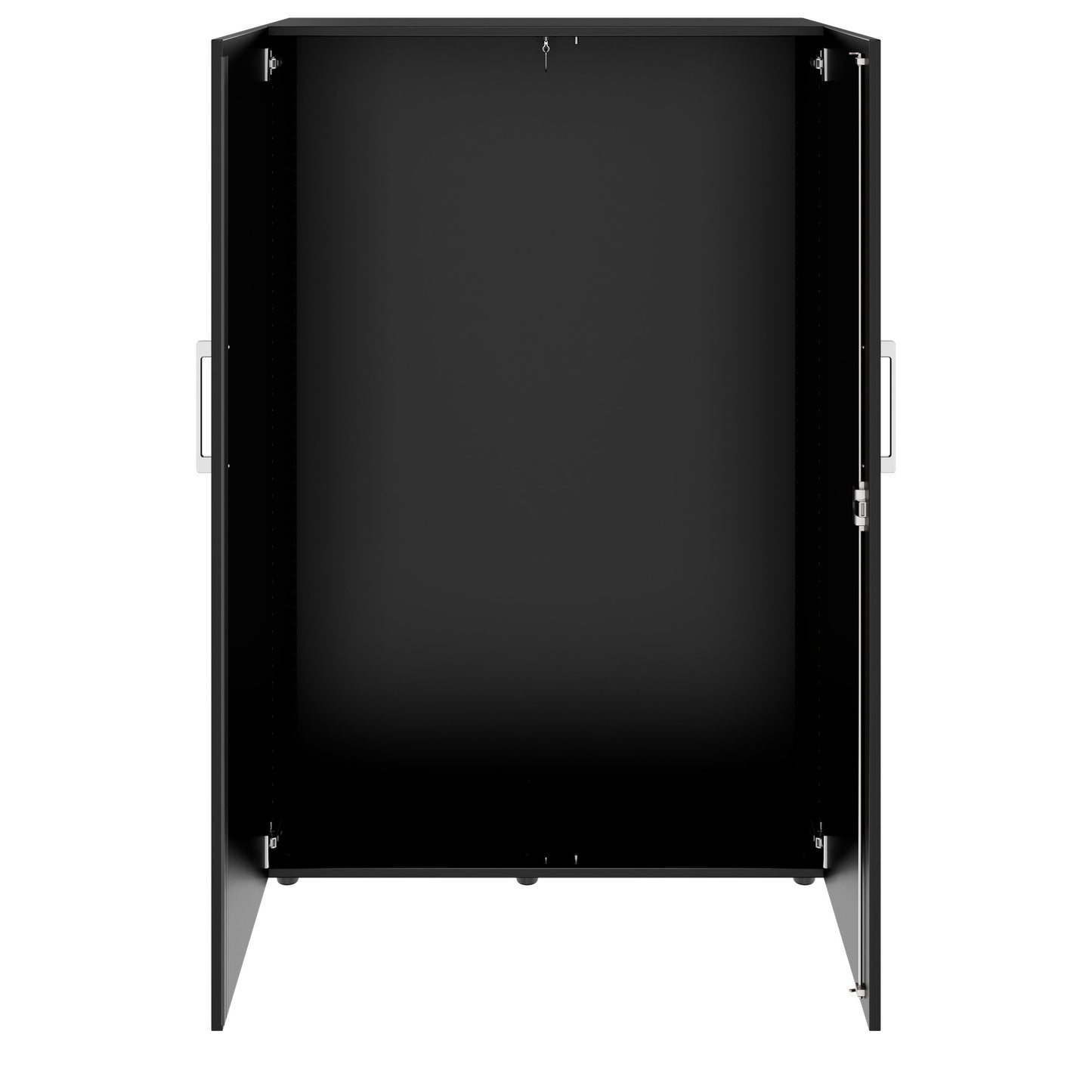 PRO Gabinetto di Cloakroom | 4 OH, 800 - 1000 x 1510 mm, morbido, nero