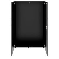 PRO Gabinetto di Cloakroom | 4 OH, 800 - 1000 x 1510 mm, morbido, nero