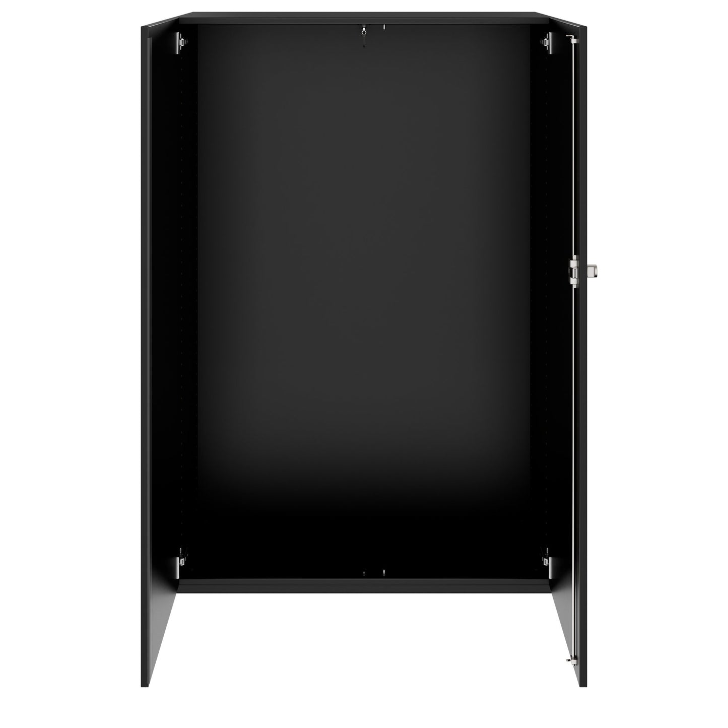 PRO Gabinetto di Cloakroom | 4 OH, 800 - 1000 x 1510 mm, morbido, nero