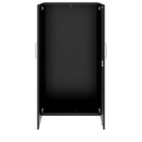 PRO Gabinetto di Cloakroom | 4 OH, 800 - 1000 x 1510 mm, morbido, nero