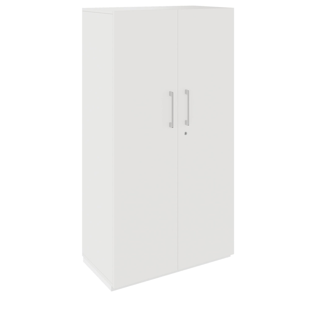 PRO Garderobenschrank | 4 OH, 800 - 1000 x 1510 mm, Soft-Close, Weiß - 1 Lightbox Main Image