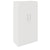 PRO Armoire vestiaire | 4 OH, 800 - 1000 x 1510 mm, fermeture douce, blanc