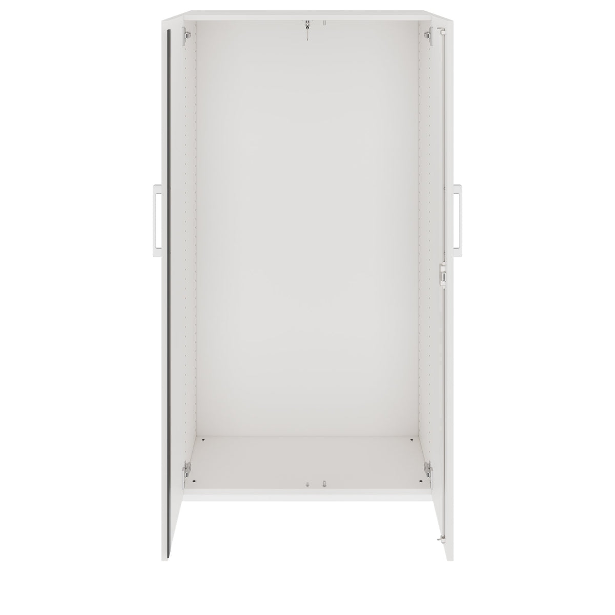 PRO Garderobenschrank | 4 OH, 800 - 1000 x 1510 mm, Soft-Close, Weiß - 6 Lightbox Main Image
