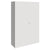 PRO Garderobenschrank | 5 OH, 1200 x 1880 mm, mit Regal, Soft-Close, Graphit / Weiß