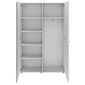 PRO Gabinetto di Cloakroom | 5 OH, 1200 x 1880 mm, con scaffale, morbido, grigio - 3 Thumbnail Image