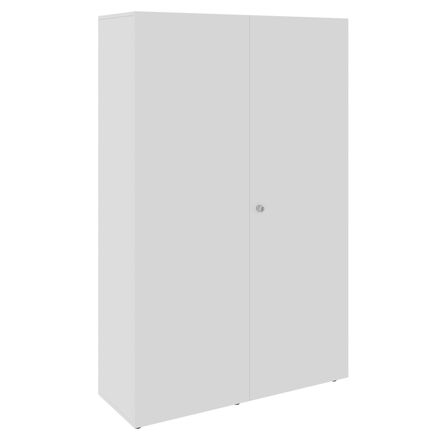 PRO Garderobenschrank | 5 OH, 1200 x 1880 mm, mit Regal, Soft-Close, Grau