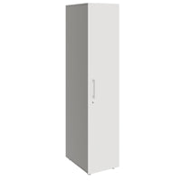 PRO Armoire de vestiaire | 5 oh, 400 - 600 x 1880 mm, Soft -Close, graphite / blanc