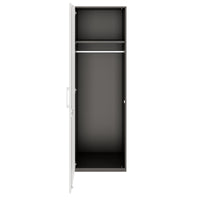 PRO Armoire de vestiaire | 5 oh, 400 - 600 x 1880 mm, Soft -Close, graphite / blanc