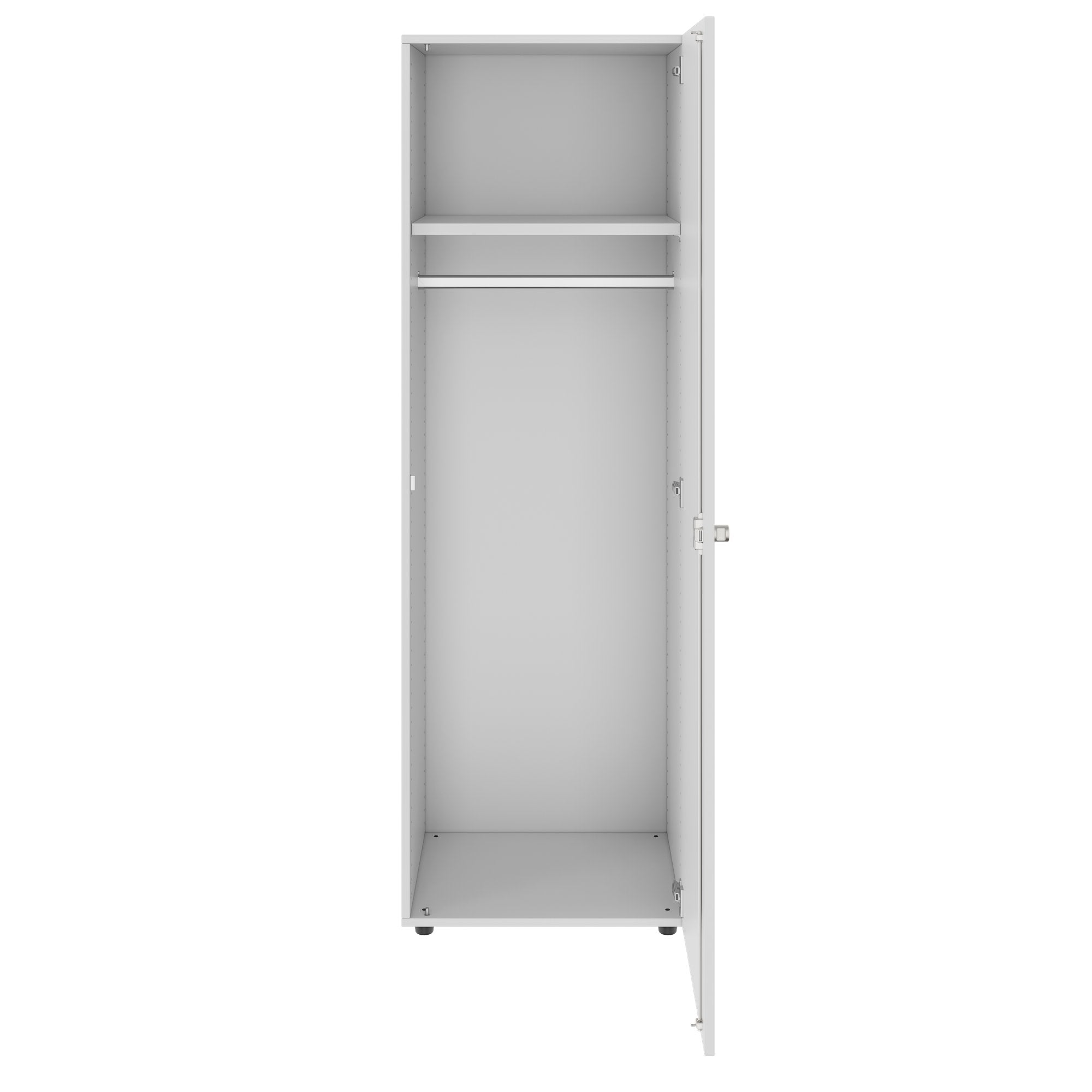 PRO Gabinetto di Cloakroom | 5 OH, 400 - 600 x 1880 mm, morbido -close, grigio