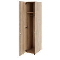 PRO Armoire de vestiaire | 5 oh, 400 - 600 x 1880 mm, soft-close, chêne naturel