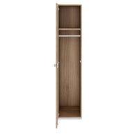 PRO Armoire de vestiaire | 5 oh, 400 - 600 x 1880 mm, soft-close, chêne naturel