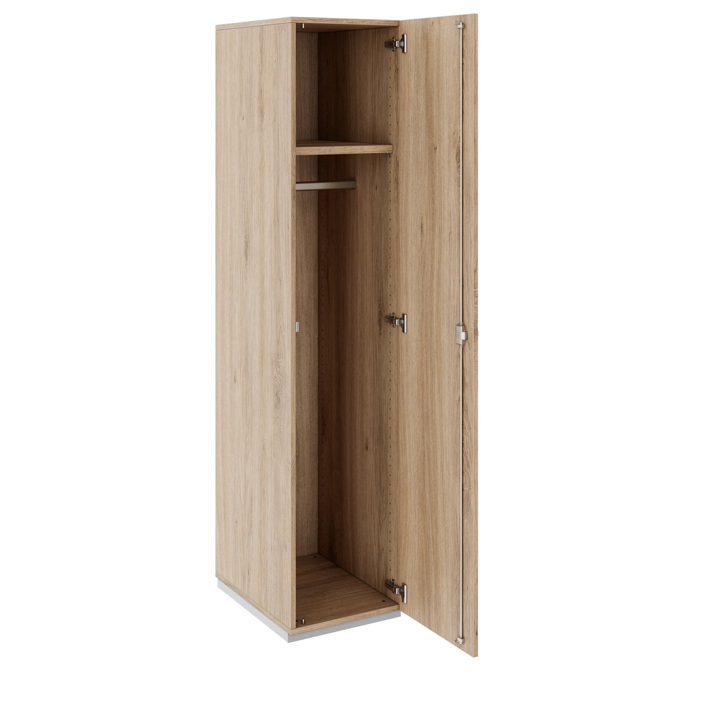 PRO Armoire de vestiaire | 5 oh, 400 - 600 x 1880 mm, soft-close, chêne naturel