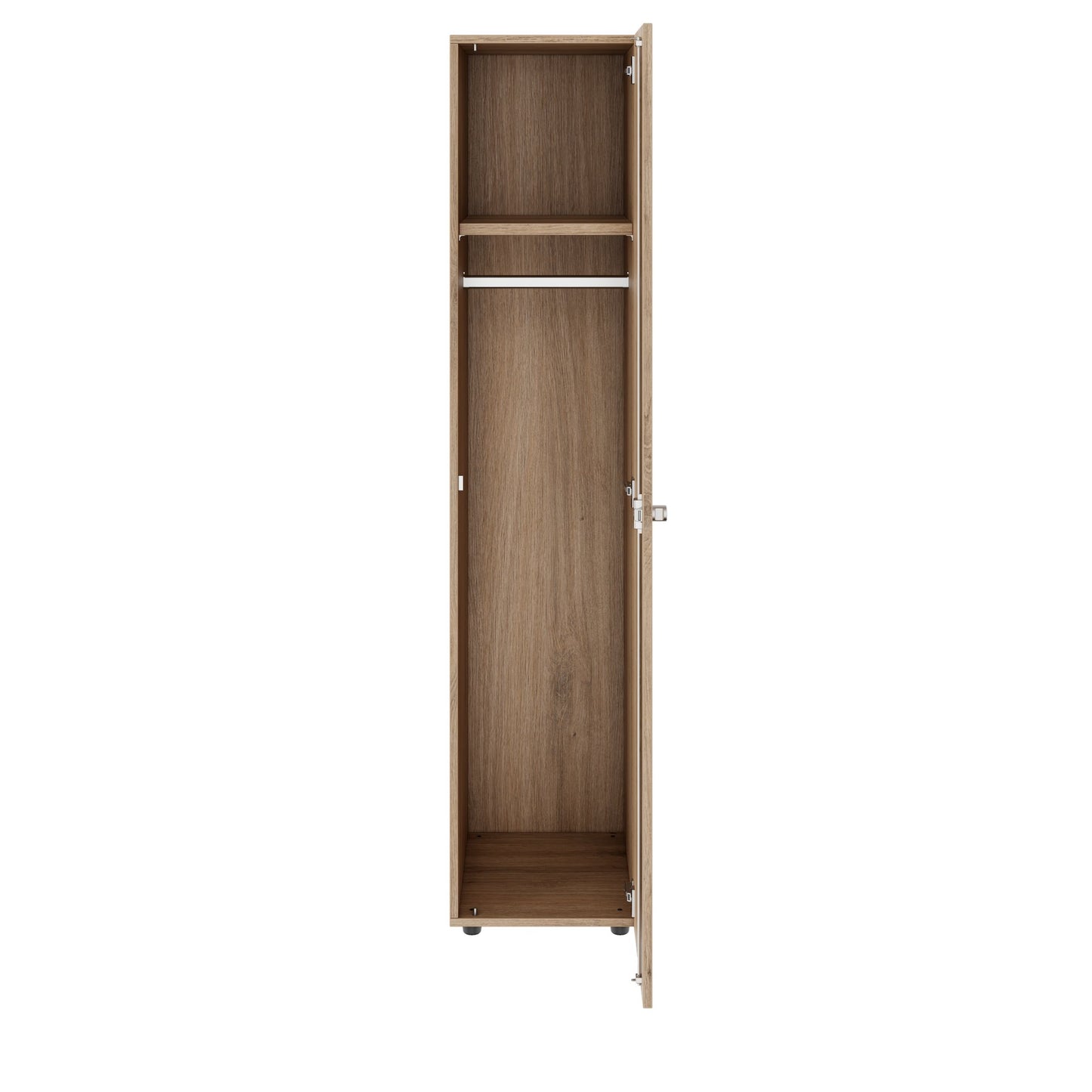 PRO Armoire de vestiaire | 5 oh, 400 - 600 x 1880 mm, soft-close, chêne naturel