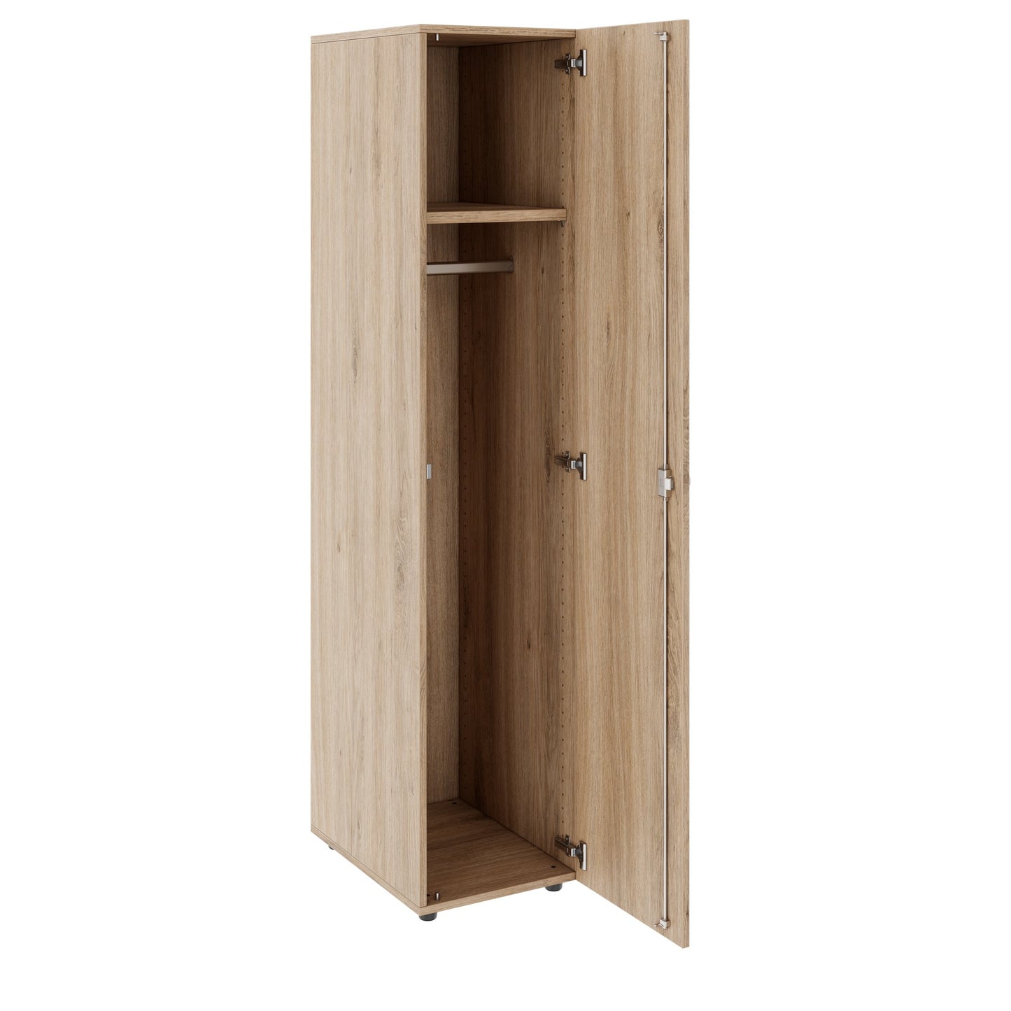 PRO Armoire de vestiaire | 5 oh, 400 - 600 x 1880 mm, soft-close, chêne naturel