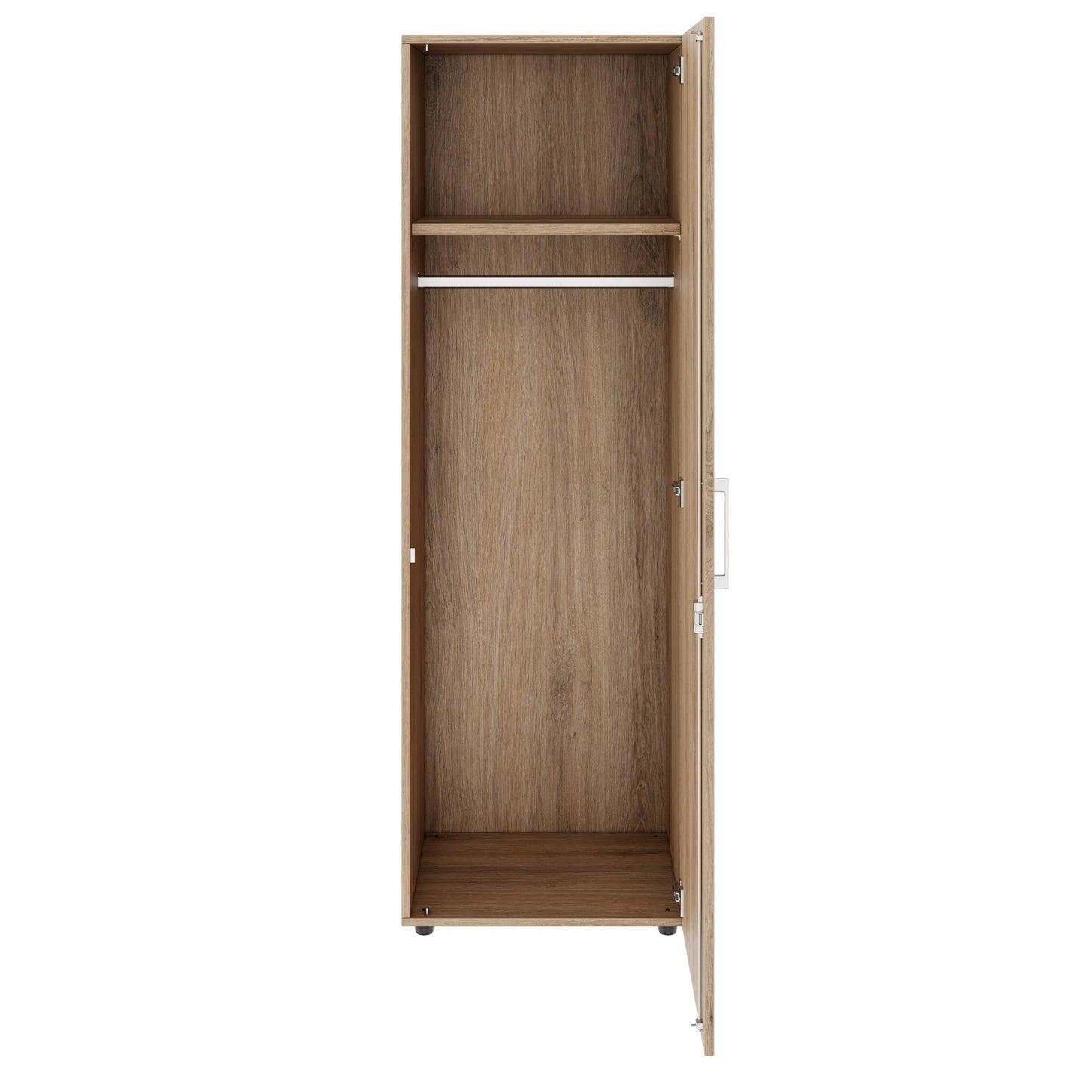 PRO Armoire de vestiaire | 5 oh, 400 - 600 x 1880 mm, soft-close, chêne naturel