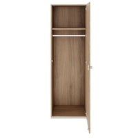 PRO Armoire de vestiaire | 5 oh, 400 - 600 x 1880 mm, soft-close, chêne naturel