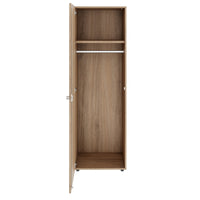 PRO Armoire de vestiaire | 5 oh, 400 - 600 x 1880 mm, soft-close, chêne naturel