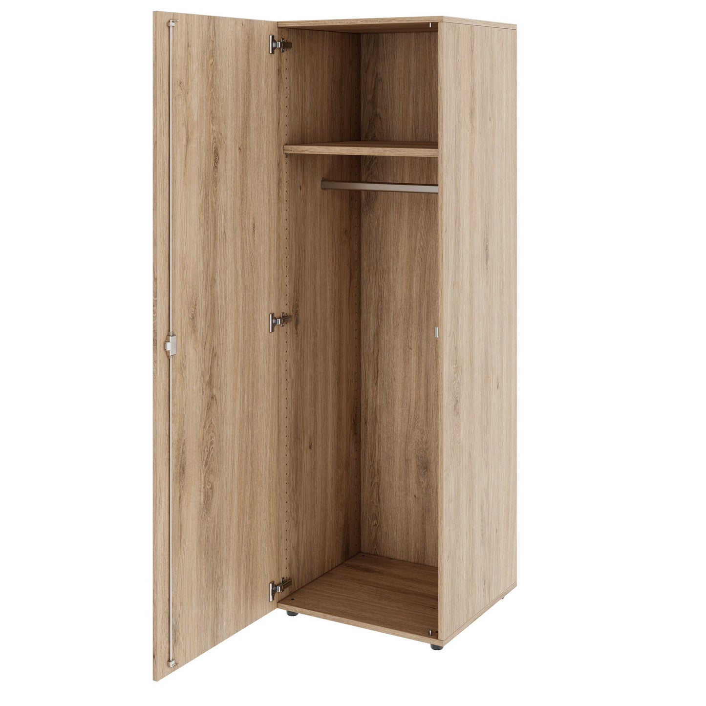 PRO Armoire de vestiaire | 5 oh, 400 - 600 x 1880 mm, soft-close, chêne naturel