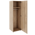 PRO Armoire de vestiaire | 5 oh, 400 - 600 x 1880 mm, soft-close, chêne naturel - 4 Thumbnail Image