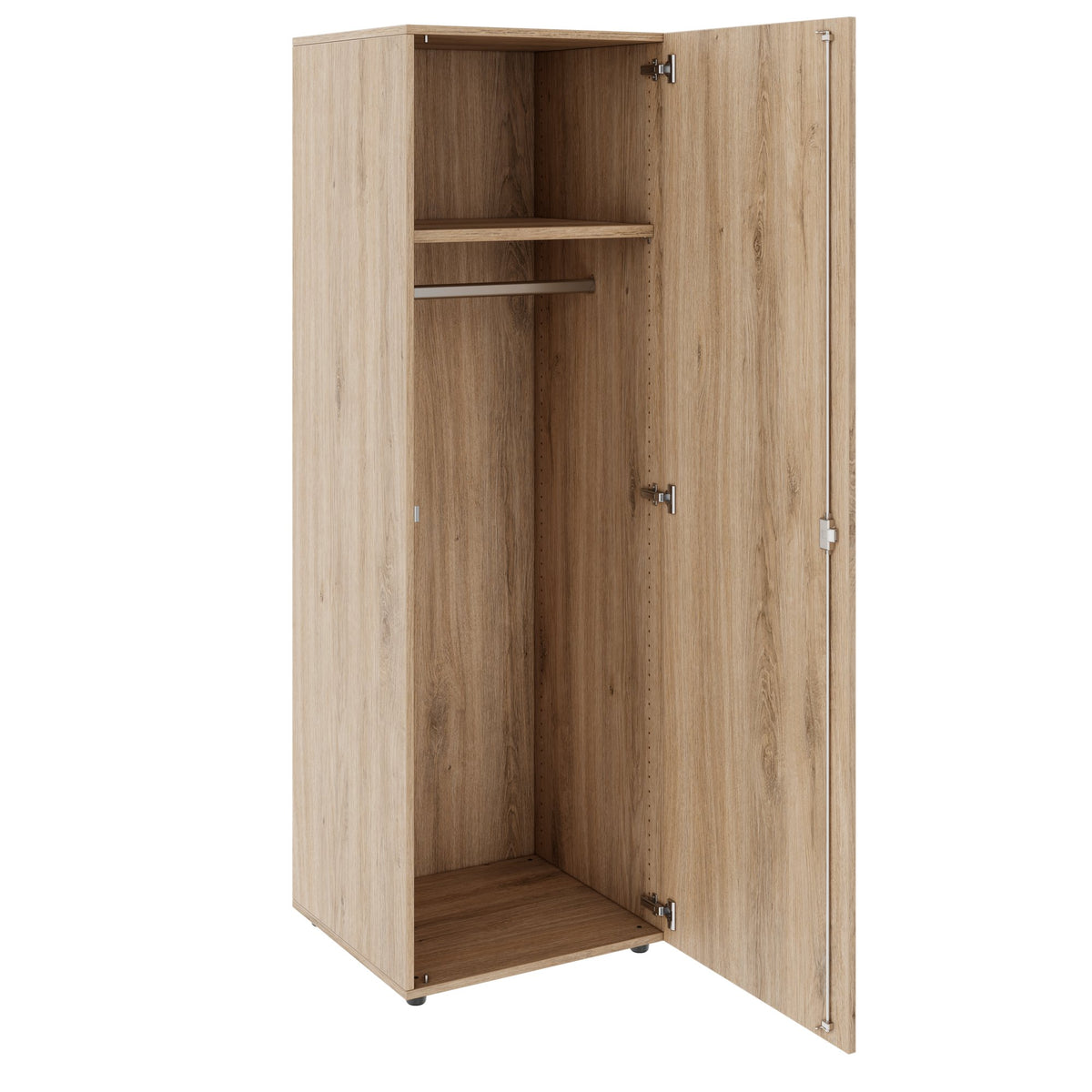 PRO Armoire de vestiaire | 5 oh, 400 - 600 x 1880 mm, soft-close, chêne naturel - 4 Lightbox Main Image