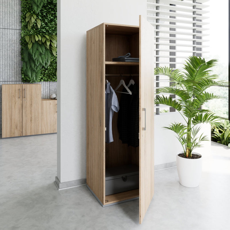 PRO Armoire de vestiaire | 5 oh, 400 - 600 x 1880 mm, soft-close, chêne naturel - 15 Main Image