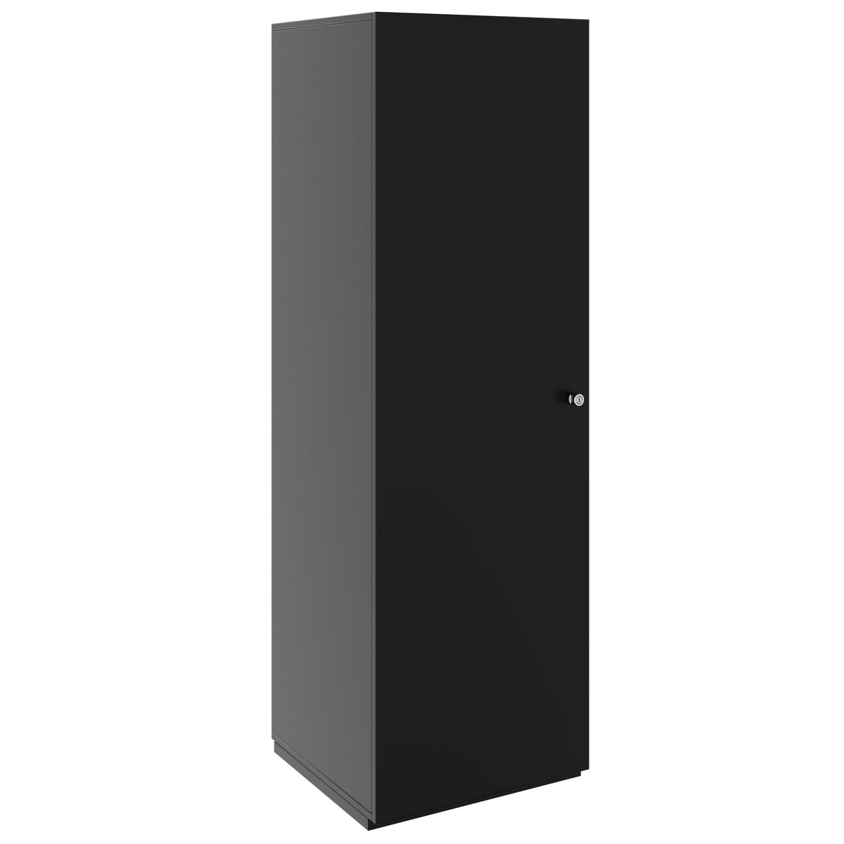 PRO Garderobenschrank | 5 OH, 400 - 600 x 1880 mm, Soft-Close, Schwarz - 1 Lightbox Main Image