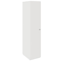 PRO Cloakroom cabinet | 5 Oh, 400 - 600 x 1880 mm, soft -close, white