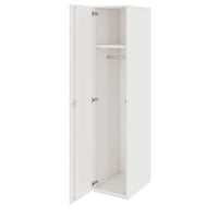 PRO Cloakroom cabinet | 5 Oh, 400 - 600 x 1880 mm, soft -close, white