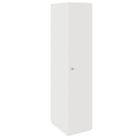 PRO Cloakroom cabinet | 5 Oh, 400 - 600 x 1880 mm, soft -close, white