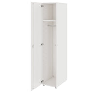 PRO Cloakroom cabinet | 5 Oh, 400 - 600 x 1880 mm, soft -close, white