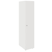 PRO Cloakroom cabinet | 5 Oh, 400 - 600 x 1880 mm, soft -close, white