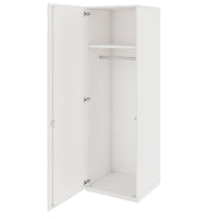 PRO Cloakroom cabinet | 5 Oh, 400 - 600 x 1880 mm, soft -close, white