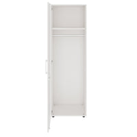 PRO Cloakroom cabinet | 5 Oh, 400 - 600 x 1880 mm, soft -close, white