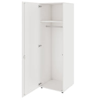 PRO Cloakroom cabinet | 5 Oh, 400 - 600 x 1880 mm, soft -close, white