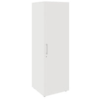 PRO Cloakroom cabinet | 5 Oh, 400 - 600 x 1880 mm, soft -close, white