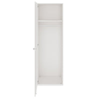 PRO Cloakroom cabinet | 5 Oh, 400 - 600 x 1880 mm, soft -close, white