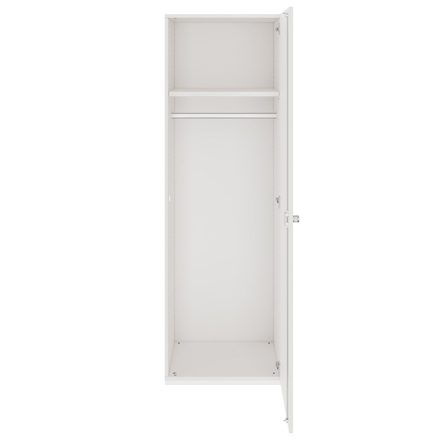 PRO Cloakroom cabinet | 5 Oh, 400 - 600 x 1880 mm, soft -close, white