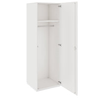 PRO Cloakroom cabinet | 5 Oh, 400 - 600 x 1880 mm, soft -close, white