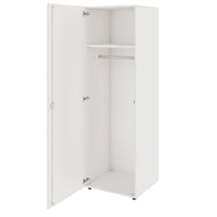 PRO Cloakroom cabinet | 5 Oh, 400 - 600 x 1880 mm, soft -close, white