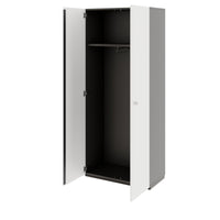 PRO Armoire de vestiaire | 5 oh, 800 - 1000 x 1880 mm, Soft -Close, graphite / blanc