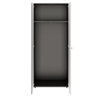 PRO Armoire de vestiaire | 5 oh, 800 - 1000 x 1880 mm, Soft -Close, graphite / blanc