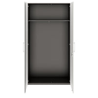 PRO Armoire de vestiaire | 5 oh, 800 - 1000 x 1880 mm, Soft -Close, graphite / blanc